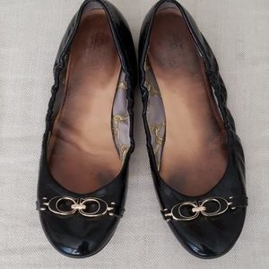 Coach black flats
